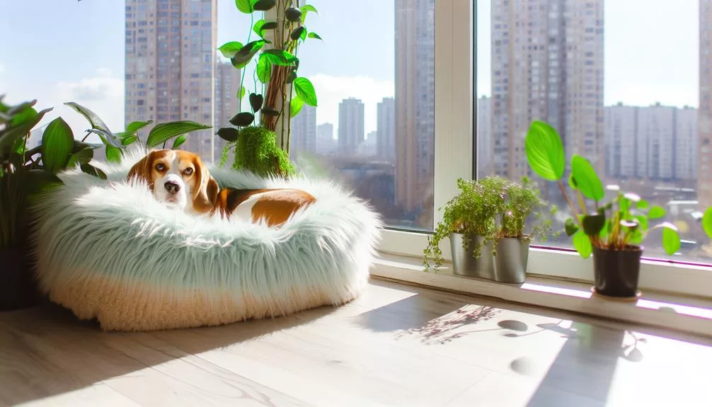 beagles add joy to apartment life