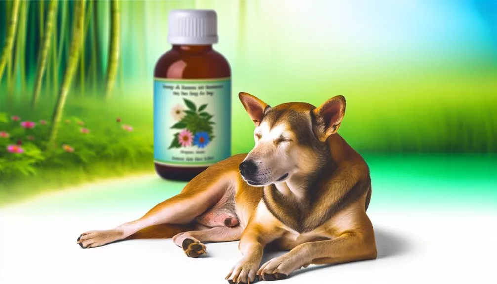 Emergency remedy for canine anxiety