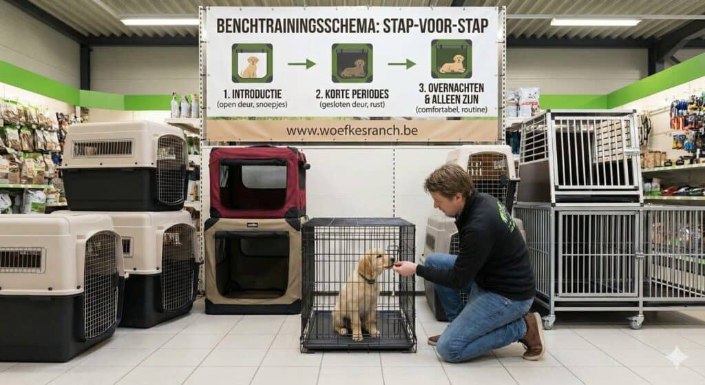 Beheers de benchtraining: essentiële tips voor het succes van je hond 2 Benchtrainingschema