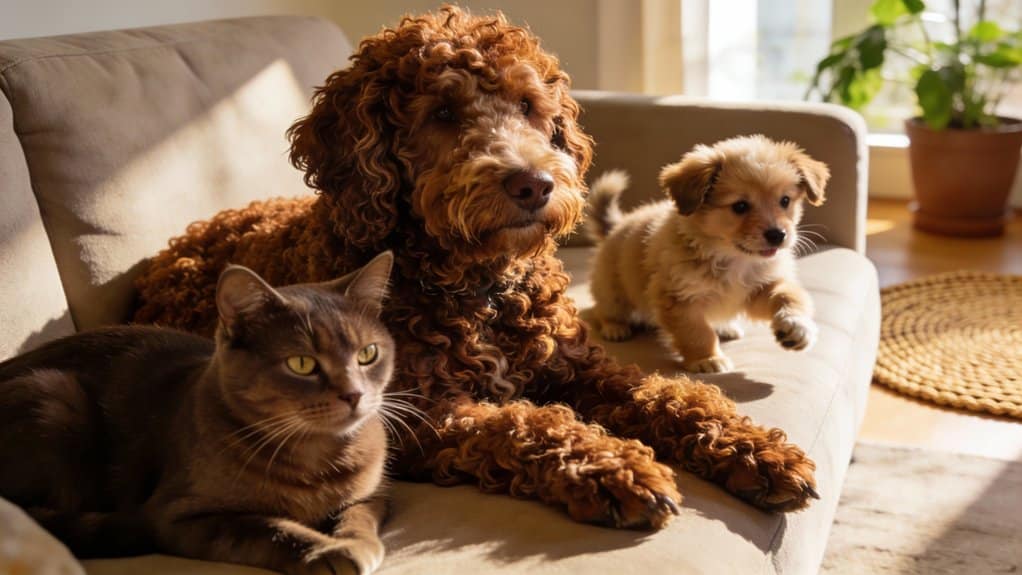 lagotto with other pets